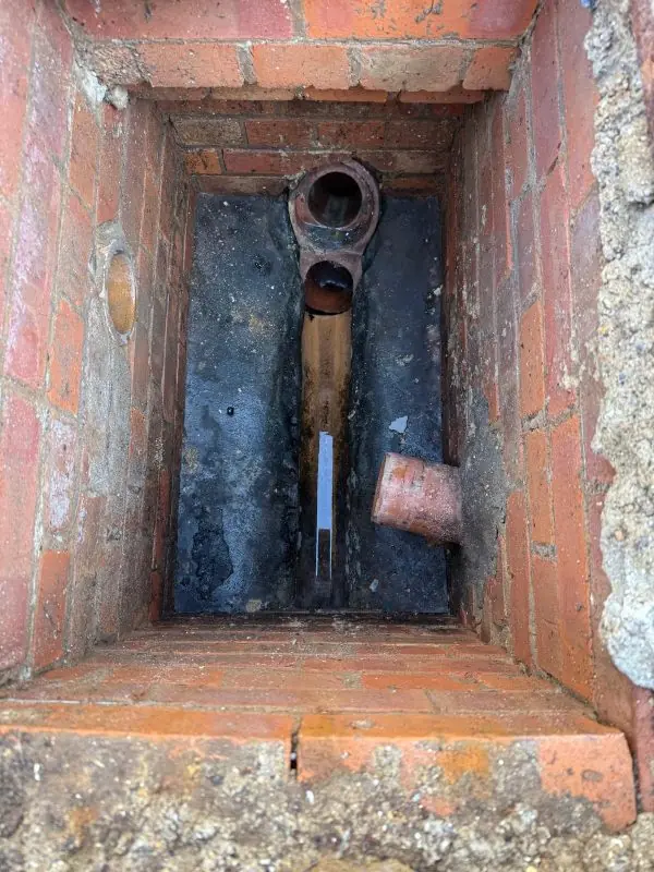 Drain clear after jetting